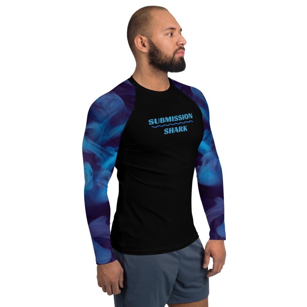 jiu jitsu gear BJJ apparel GOGOPlata Smoke ~ Men's BJJ Rash Guard