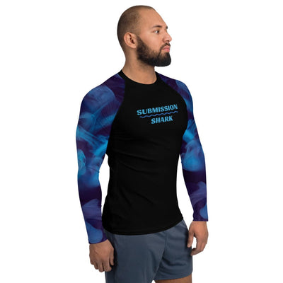 jiu jitsu gear BJJ apparel GOGOPlata Smoke ~ Men's BJJ Rash Guard