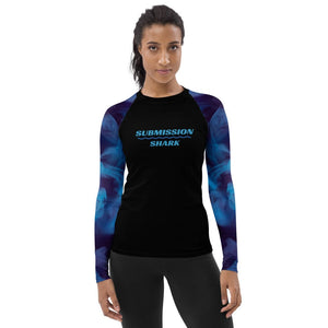 jiu jitsu gear BJJ apparel GOGOPlata Smoke ~ Women's Rash Guard