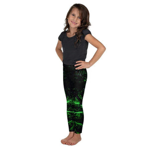 jiu jitsu gear BJJ apparel Green Forest Glow ~ Kid's Leggings