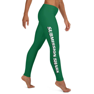 jiu jitsu gear BJJ apparel Green SS Premium Standard ~ Full Guard Leggings