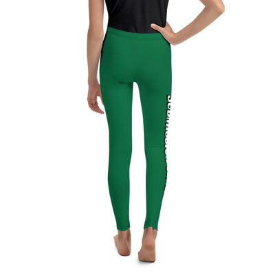 jiu jitsu gear BJJ apparel Green SS Premium Standard ~ Youth Leggings