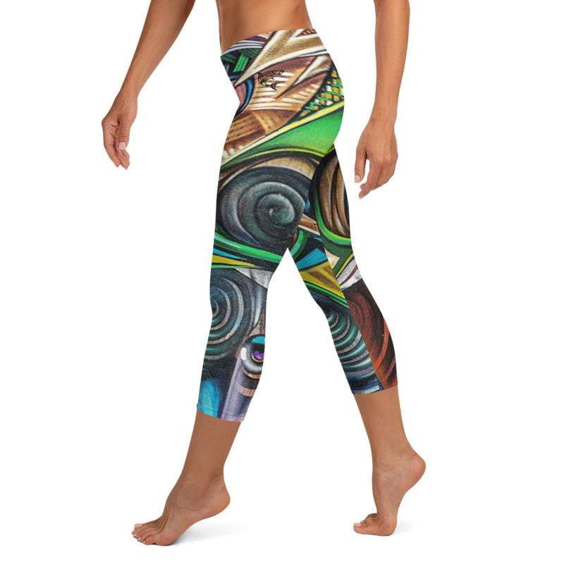 jiu jitsu gear BJJ apparel Hidden Eyes ~ Capri Leggings