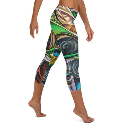 jiu jitsu gear BJJ apparel Hidden Eyes ~ Capri Leggings