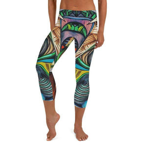 jiu jitsu gear BJJ apparel Hidden Eyes ~ Capri Leggings