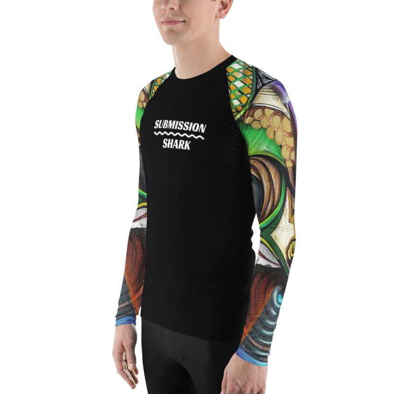 jiu jitsu gear BJJ apparel Hidden Eyes ~ Men's BJJ Rash Guard