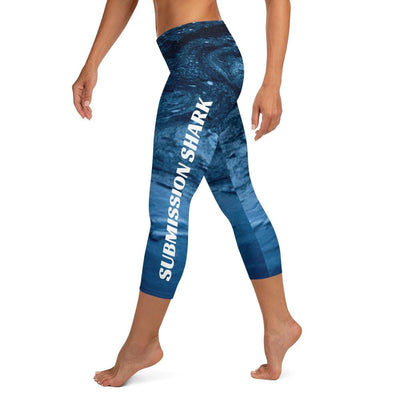 jiu jitsu gear BJJ apparel Ice Magma ~ Capri Leggings