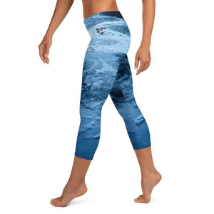 jiu jitsu gear BJJ apparel Ice Magma ~ Capri Leggings