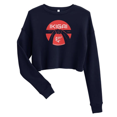 jiu jitsu gear BJJ apparel IKIGAI ~ Crop Sweatshirt