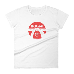 jiu jitsu gear BJJ apparel IKIGAI ~  Women's Fashion Fit Tee