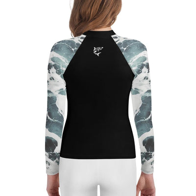 jiu jitsu gear BJJ apparel Ivory Oceans ~ Youth Rash Guard