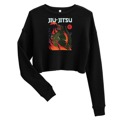 jiu jitsu gear BJJ apparel Jiu-Jitsu Kaiju ~ Crop Sweatshirt