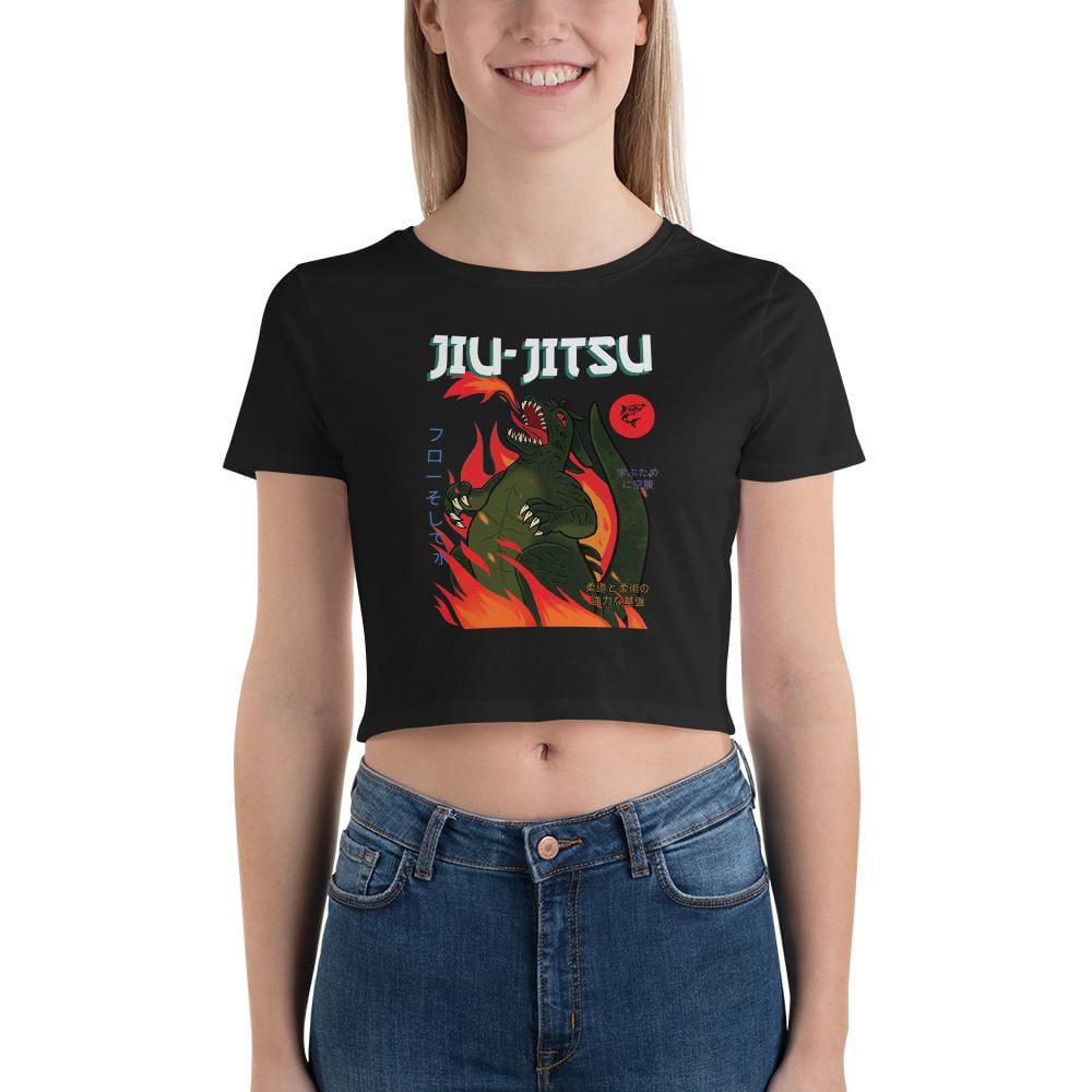 jiu jitsu gear BJJ apparel Jiu-Jitsu Kaiju ~ Women’s Crop Tee