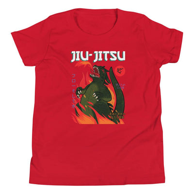 jiu jitsu gear BJJ apparel Jiu-Jitsu Kaiju ~ Youth T-Shirt