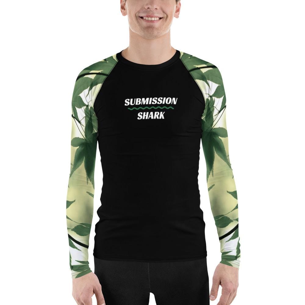Men's BJJ Rash Guard (Legalize Leaf) - Shop Jiu Jitsu Gear – Submission ...