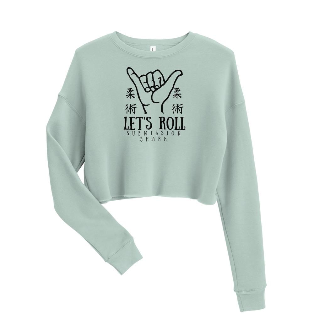 jiu jitsu gear BJJ apparel Let's Roll ~ Crop Sweatshirt