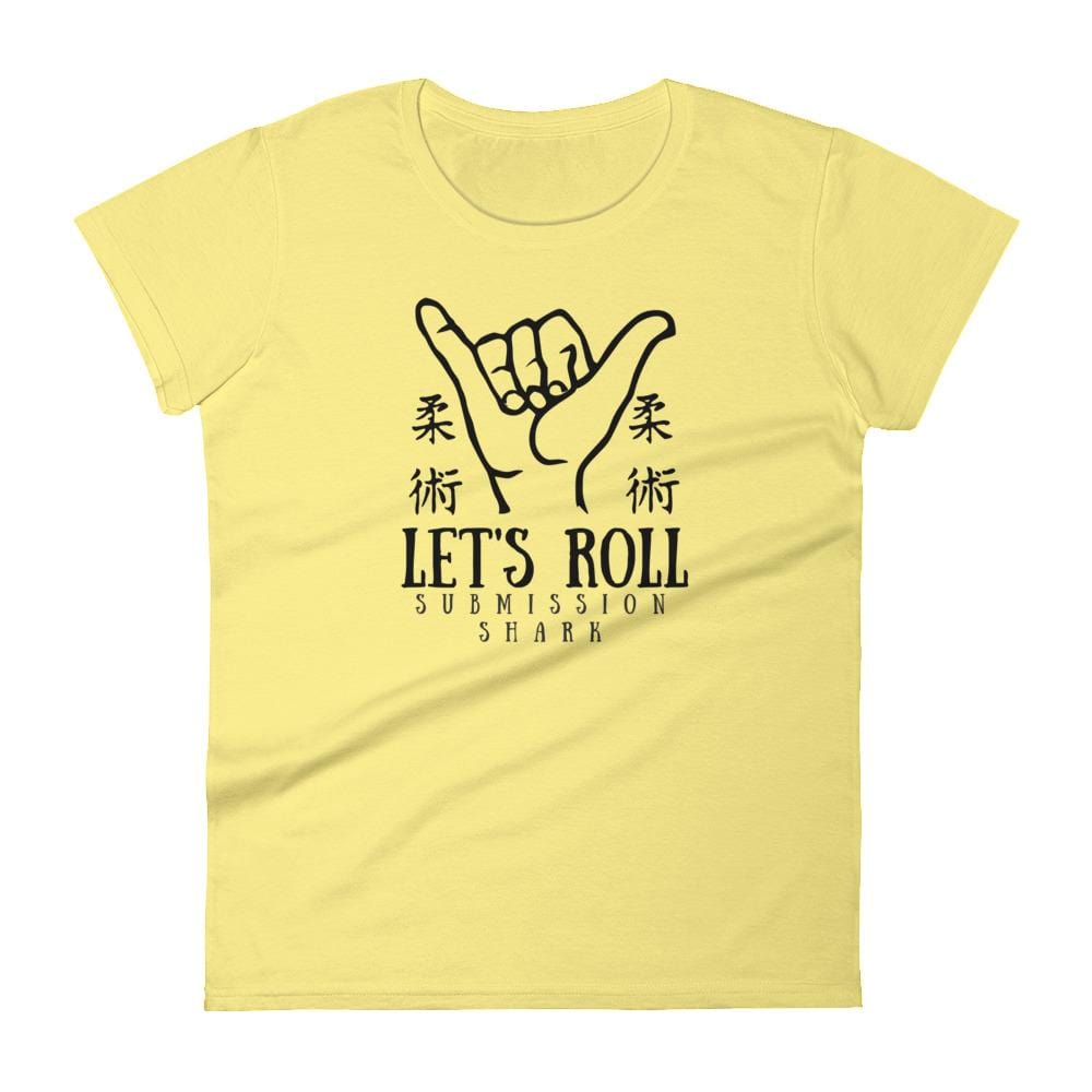 jiu jitsu gear BJJ apparel Let's Roll ~ Women's Fashion Fit Tee