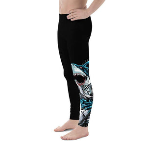 jiu jitsu gear BJJ apparel Limited Edition Shark Frenzy Men's Leggings