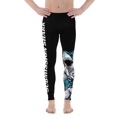 jiu jitsu gear BJJ apparel Limited Edition Shark Frenzy Men's Leggings