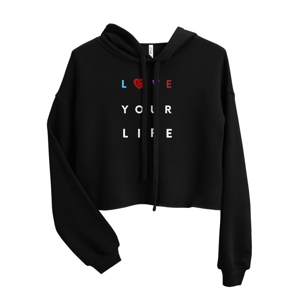 jiu jitsu gear BJJ apparel Love Your Life ~ Crop Hoodie