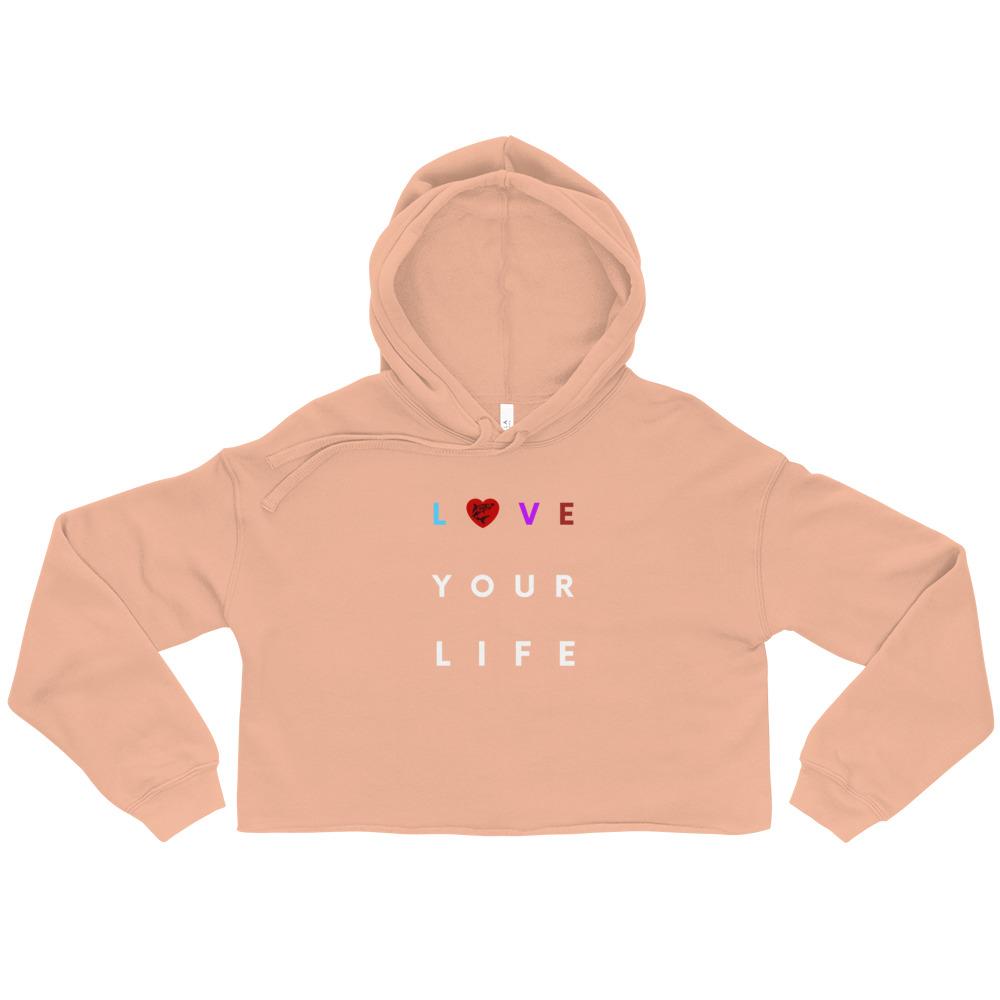 jiu jitsu gear BJJ apparel Love Your Life ~ Crop Hoodie