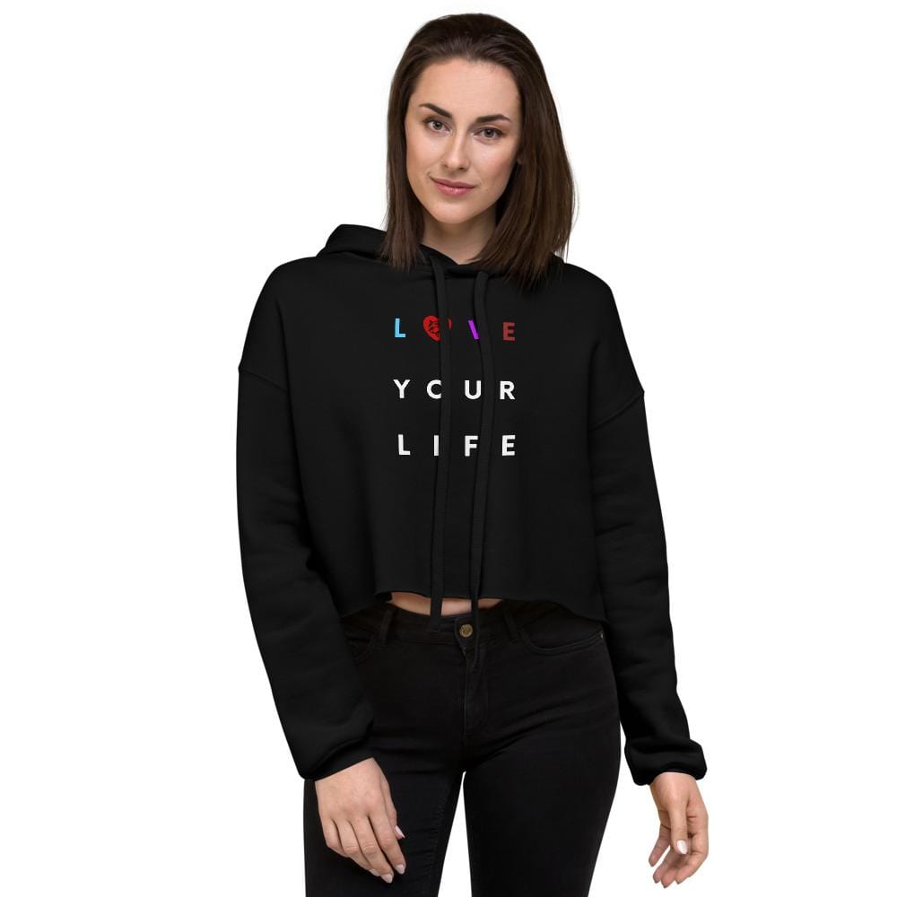 jiu jitsu gear BJJ apparel Love Your Life ~ Crop Hoodie