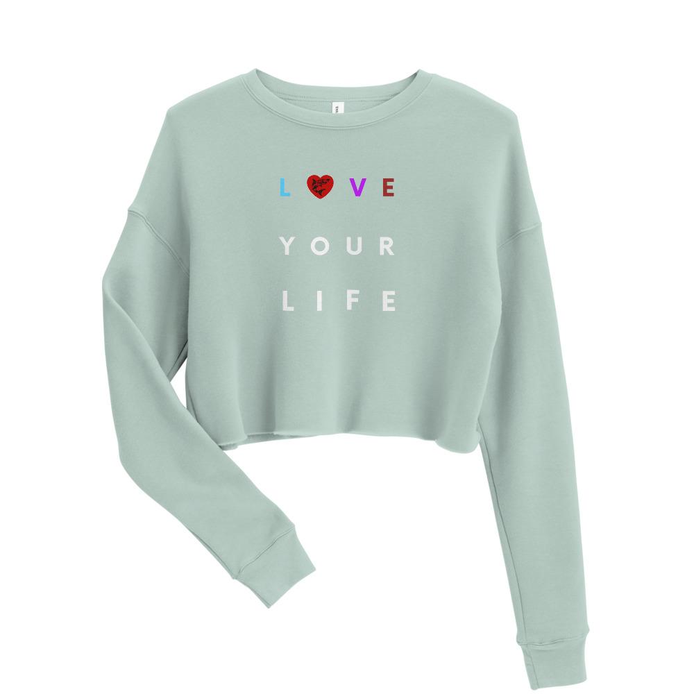 jiu jitsu gear BJJ apparel Love Your Life ~ Crop Sweatshirt