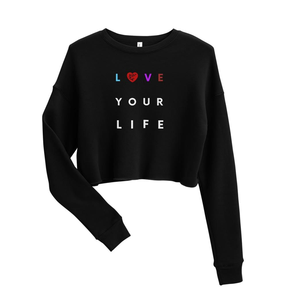 jiu jitsu gear BJJ apparel Love Your Life ~ Crop Sweatshirt