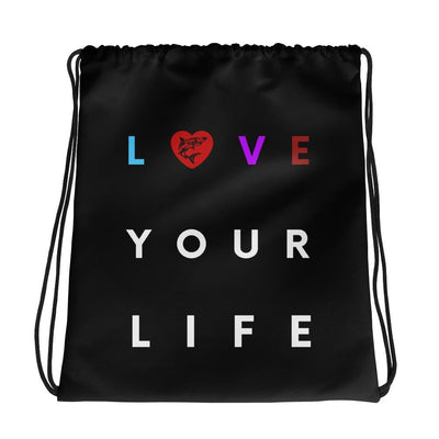jiu jitsu gear BJJ apparel Love Your Life | Drawstring bag | Submission Shark