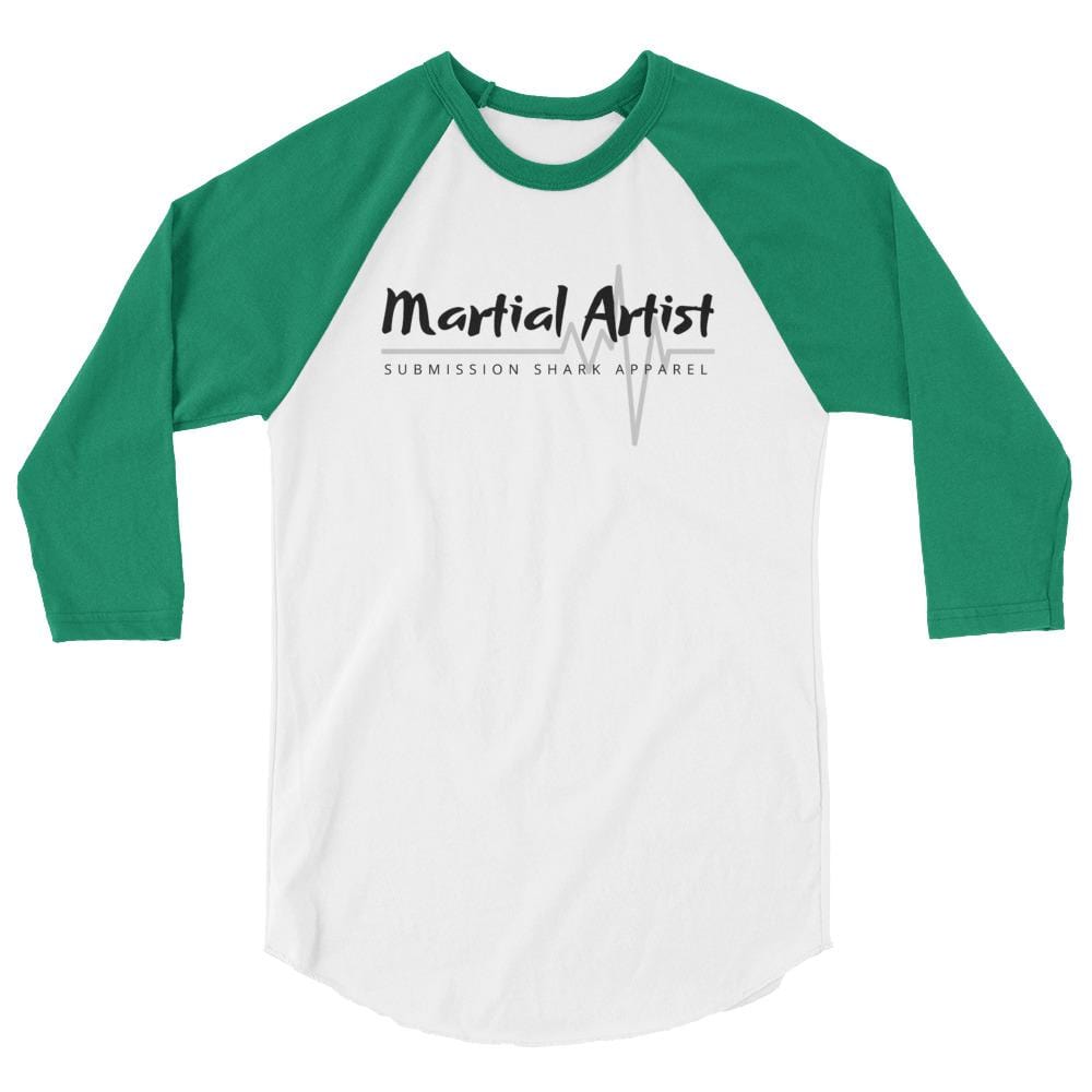 jiu jitsu gear BJJ apparel Martial Artist ~ 3/4 sleeve raglan shirt