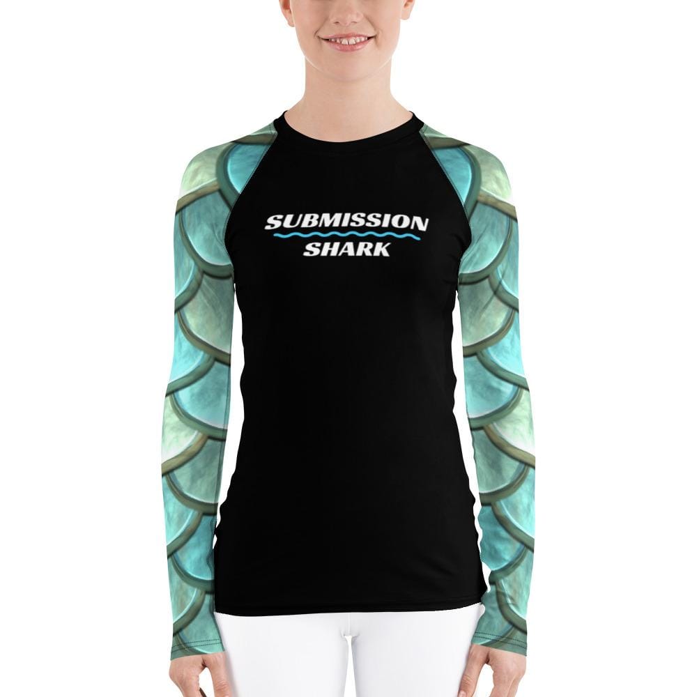 jiu jitsu gear BJJ apparel Mermaid Maiden ~ Women's Rash Guard