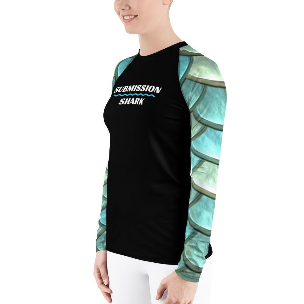 jiu jitsu gear BJJ apparel Mermaid Maiden ~ Women's Rash Guard