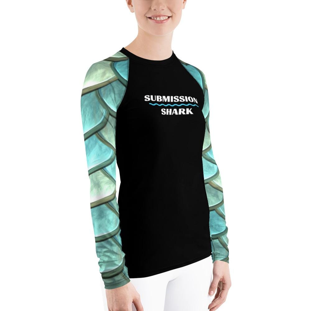 jiu jitsu gear BJJ apparel Mermaid Maiden ~ Women's Rash Guard