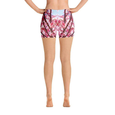 jiu jitsu gear BJJ apparel Morning Love | Pink & White Sports Shorts | Submission Shark