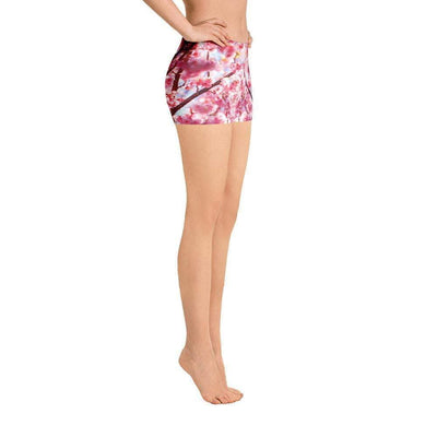 jiu jitsu gear BJJ apparel Morning Love | Pink & White Sports Shorts | Submission Shark