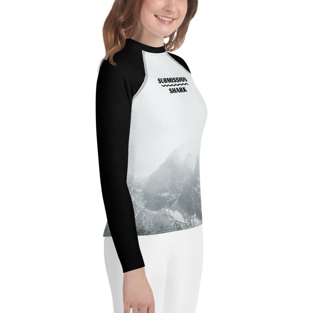 jiu jitsu gear BJJ apparel Mountain Mystery ~ Youth Rash Guard