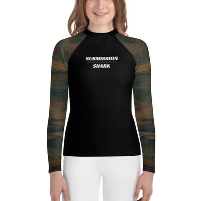 jiu jitsu gear BJJ apparel Mystic Woods ~ Youth Rash Guard