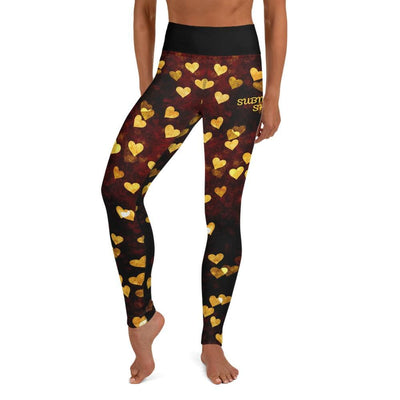 jiu jitsu gear BJJ apparel Night Hearts ~ High Waist Leggings