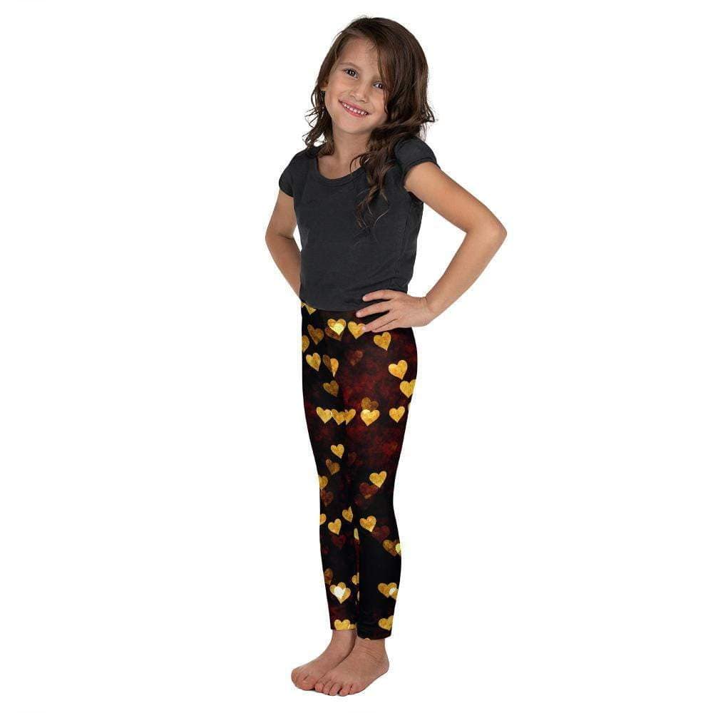 jiu jitsu gear BJJ apparel Night Hearts ~ Kid's Leggings