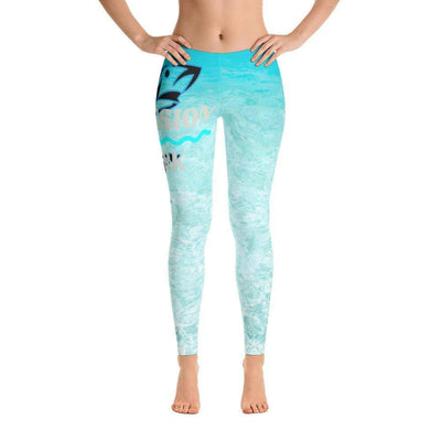 jiu jitsu gear BJJ apparel Ocean Paradise Leggings | Submission Shark