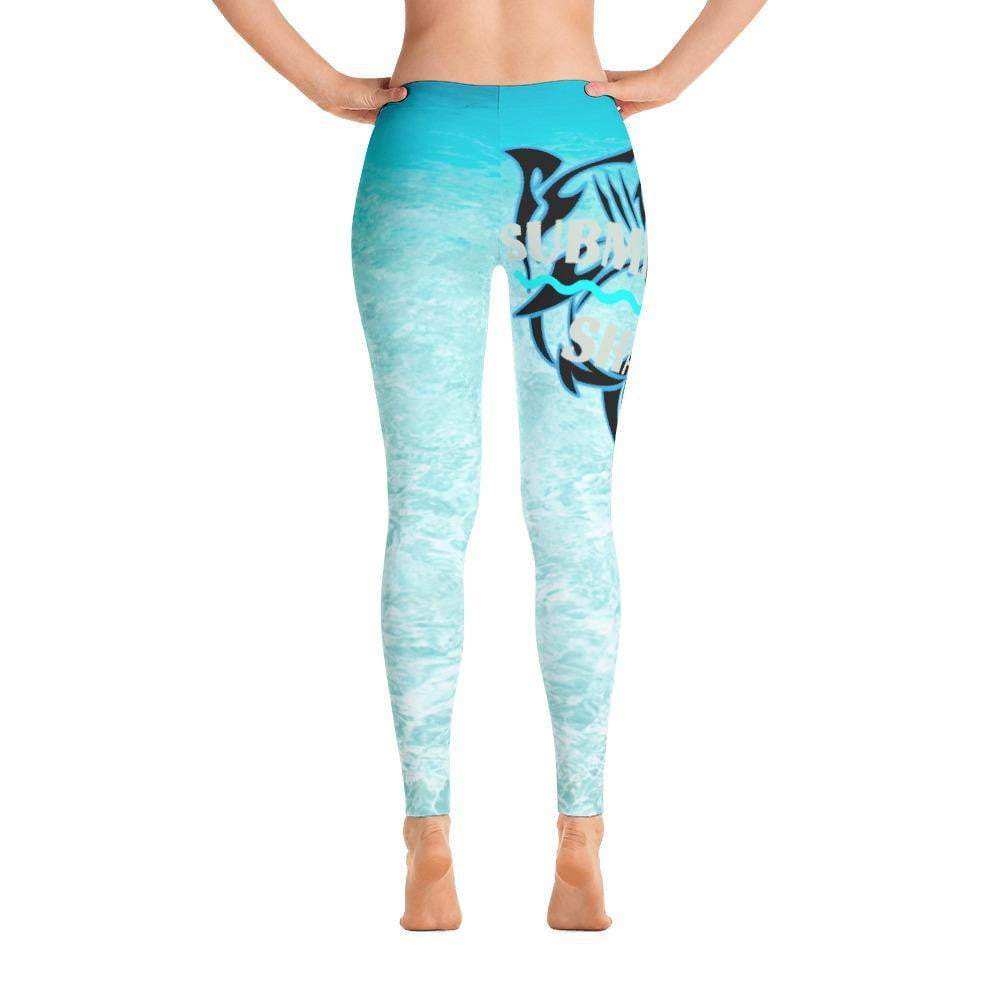 jiu jitsu gear BJJ apparel Ocean Paradise Leggings | Submission Shark