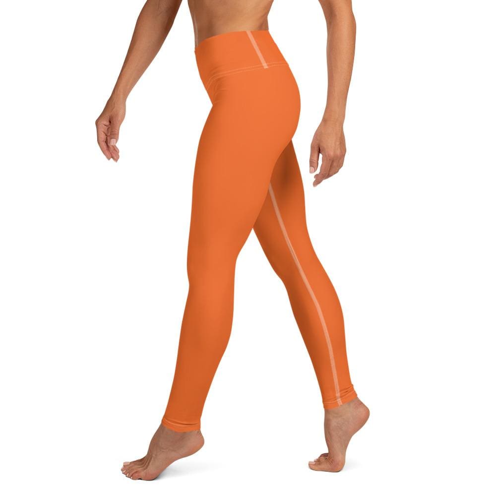 jiu jitsu gear BJJ apparel Orange SS Premium Standard ~ High-Waist Leggings