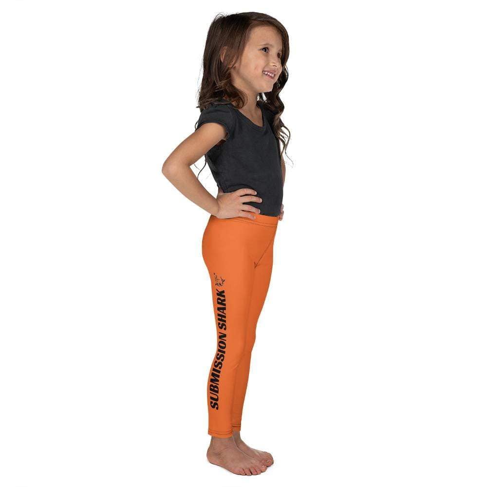 jiu jitsu gear BJJ apparel Orange SS Premium Standard ~ Kid's Leggings