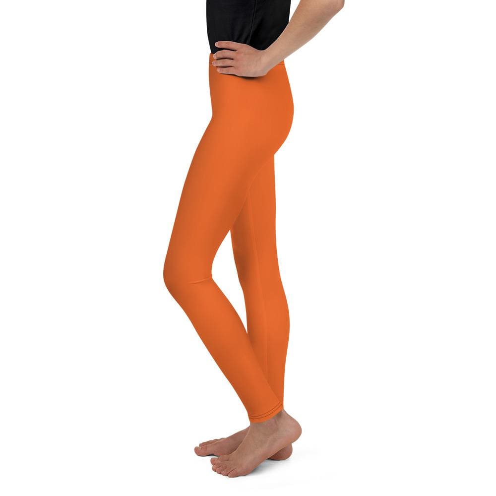 jiu jitsu gear BJJ apparel Orange SS Premium Standard ~ Youth Leggings