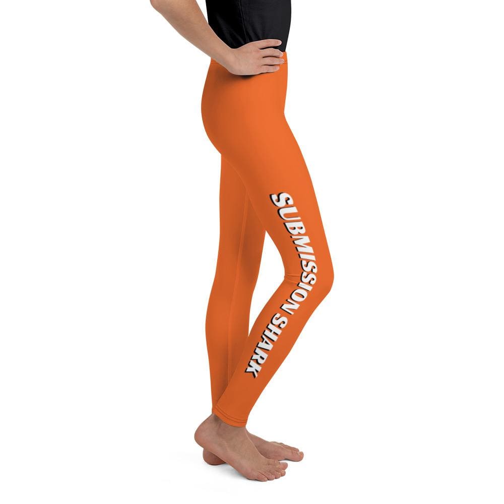 jiu jitsu gear BJJ apparel Orange SS Premium Standard ~ Youth Leggings