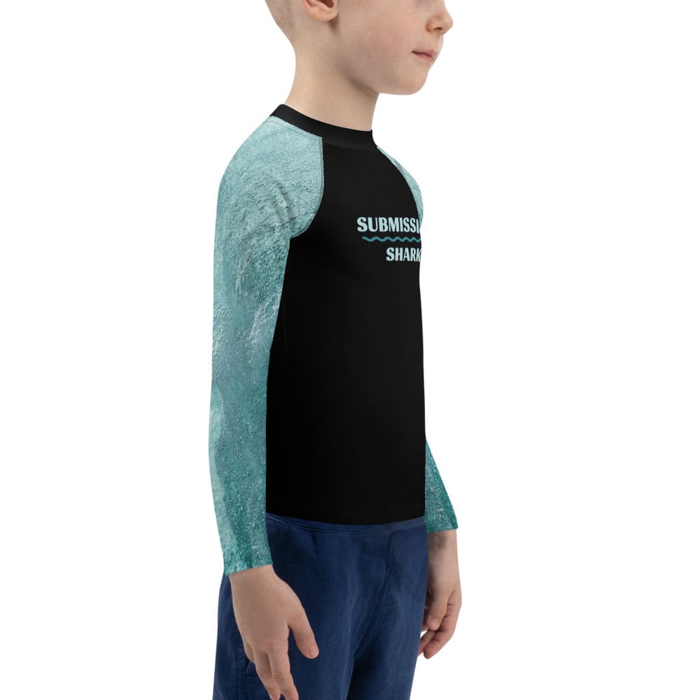 jiu jitsu gear BJJ apparel Phantom Freeze ~ Kids Rash Guard *