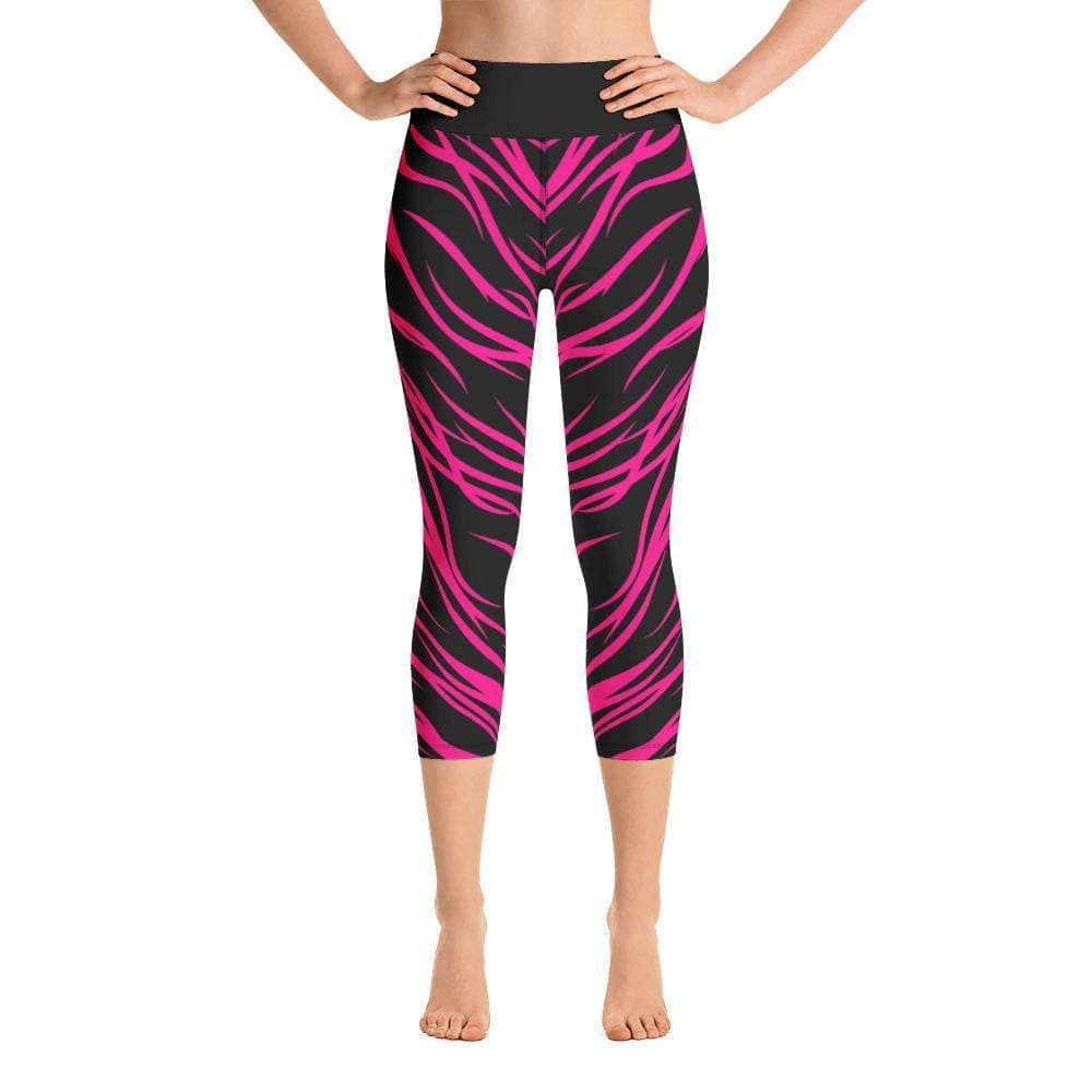 jiu jitsu gear BJJ apparel Pink Power Yoga Capri Leggings (Draft)