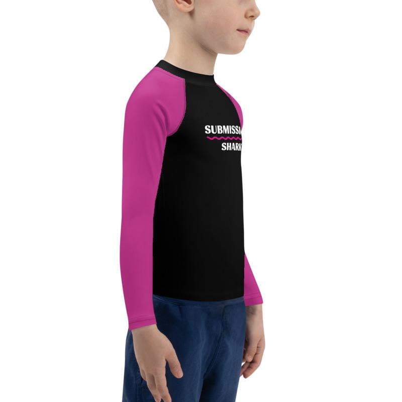 jiu jitsu gear BJJ apparel Pink SS Premium Standard ~ Kid's Rash Guard