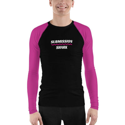 jiu jitsu gear BJJ apparel Pink SS Premium Standard ~ Men's BJJ Rash Guard