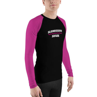 jiu jitsu gear BJJ apparel Pink SS Premium Standard ~ Men's BJJ Rash Guard